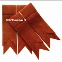 Red Ancient Plain Coloured Garter, Flashes