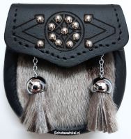 Kinder Sporran, Nails, 2 Tassels, 10 cm